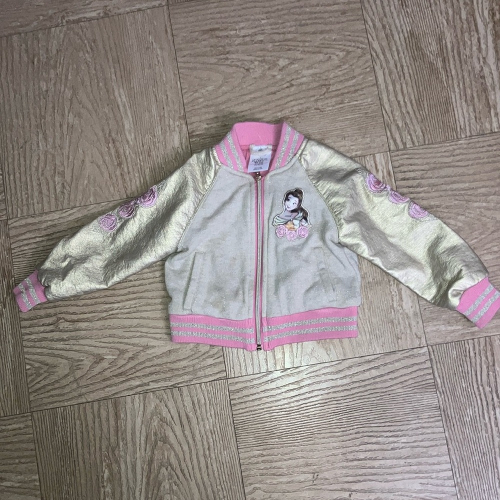 Little Girls Size:2 DIsney Belle Varsity Jacket
